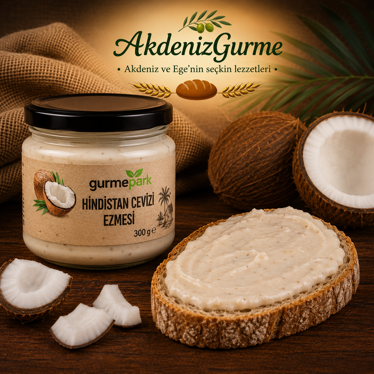 Gurmepark Hindistan Cevizi Ezmesi 300 g e