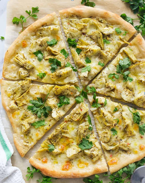 Enginar Kalplı Pizza