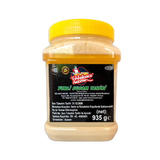 Akşehir Necmi Usta Tahin Yerli Susam 930 g e
