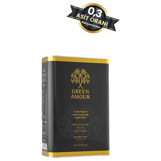 Green Amour Soğuk Sıkım Zeytinyağı 3000 ml e