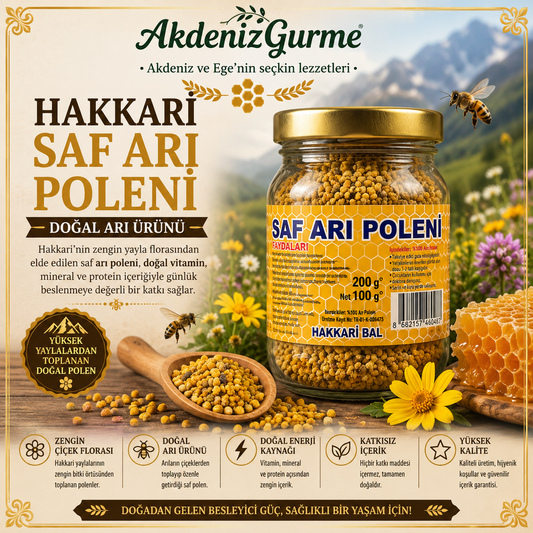 Hakkari Saf Arı Polen 200 g e