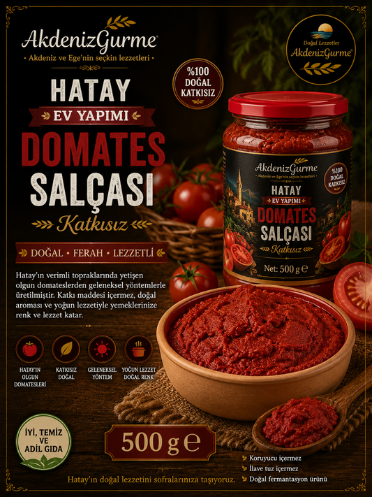 Hatay Ev Yapımı Domates Salçası 500 g e