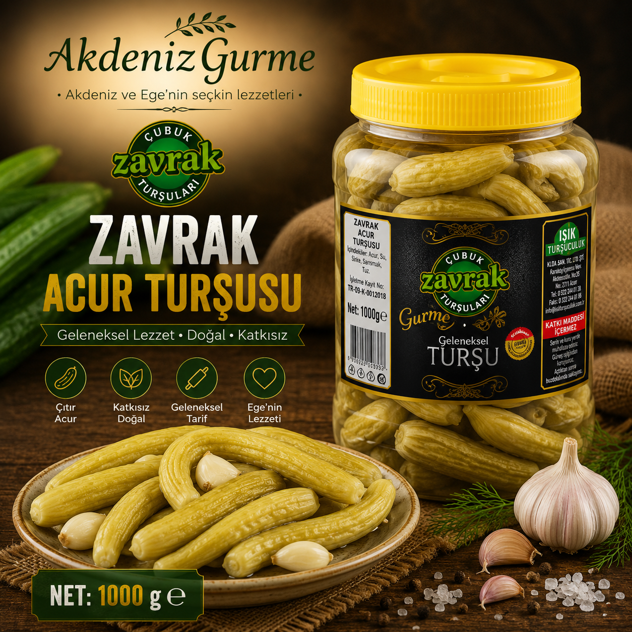 Zavrak Acur Turşusu 1000 g e