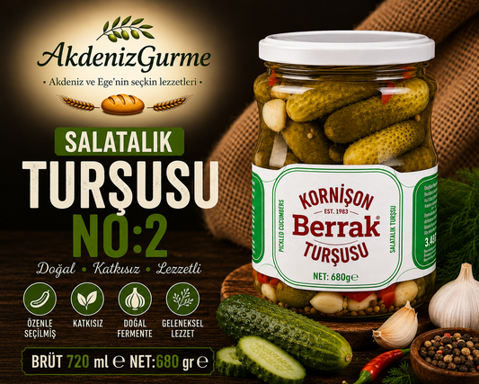 Berrak Kornişon Salatalık Turşusu No:2 720 ml