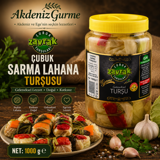 Zavrak Sarma Lahana Turşusu 1000 g e