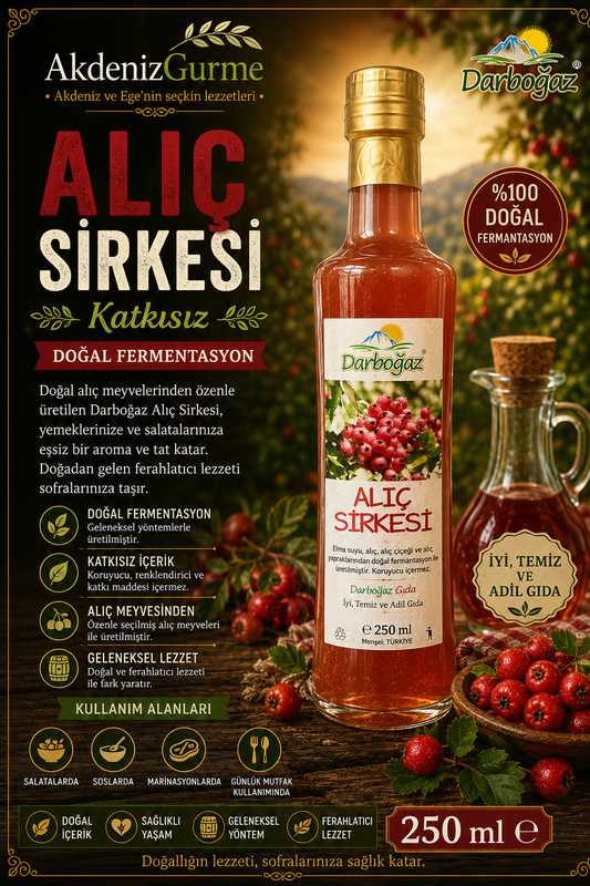 Darboğaz Alıç Sirkesi 250 ml e