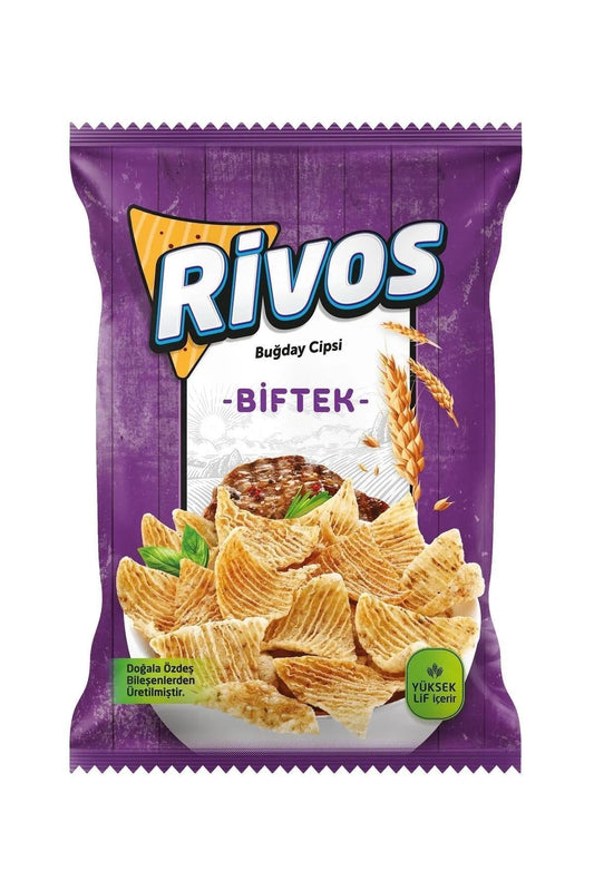 Rivos Biftek Buğday Cips 56 g e