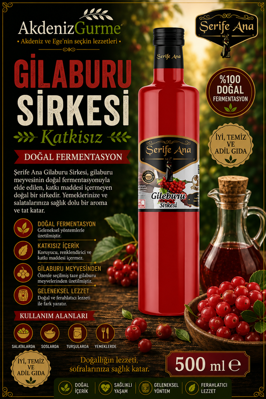 Şerife Ana Gilaburu Sirkesi 500 ml e