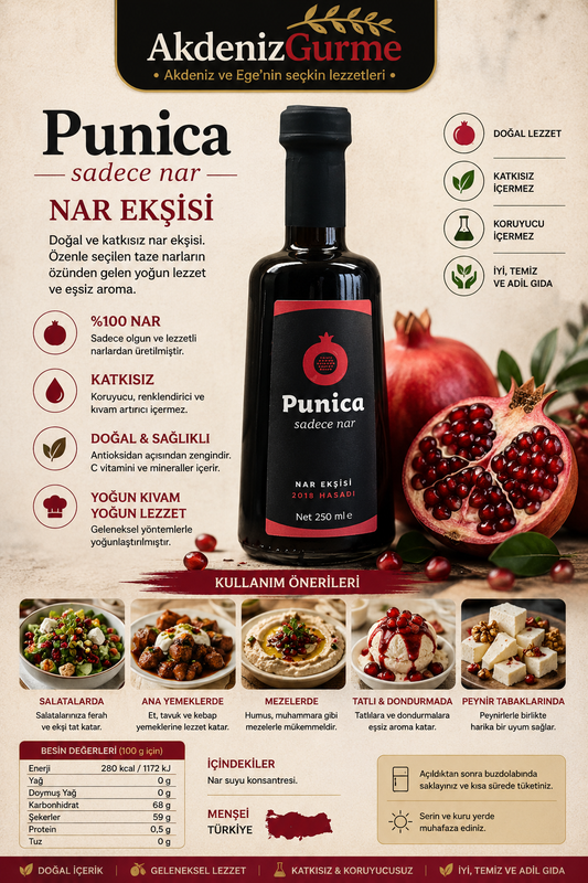 Punica Sadece Nar - Nar Ekşisi 250 ml e