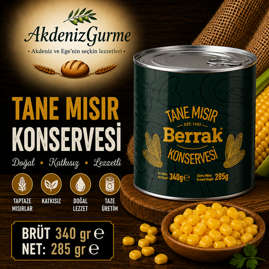 Berrak Tane Mısır Konservesi 340 ml Kutu
