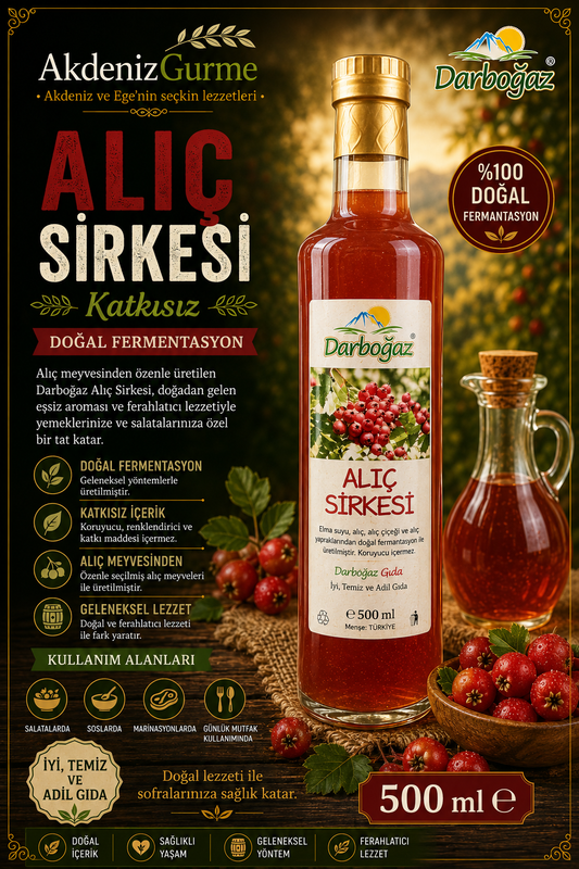 Darboğaz Alıç Sirkesi 500 ml e