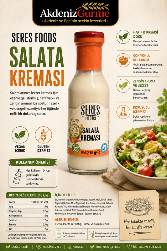 Seres Foods Salata Kreması 275 g e