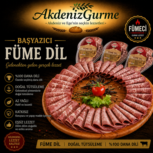 Başyazıcı Füme Dil 250 g e