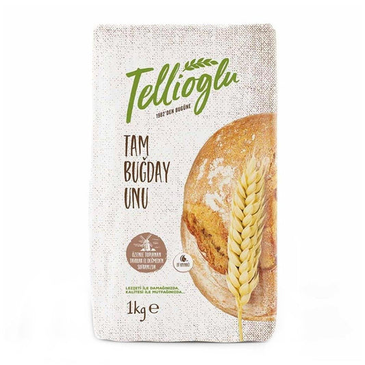 Tellioğlu Tam Buğday Unu Lif Kaynağı Un 1000 g e