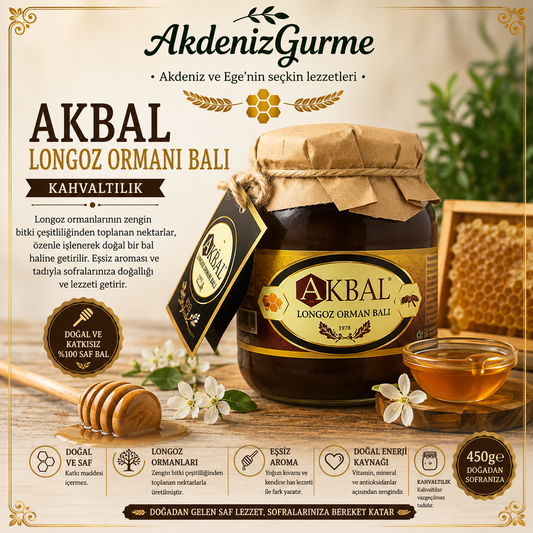 Akbal Longoz Ormanı Balı Kahvaltılık 850 g e