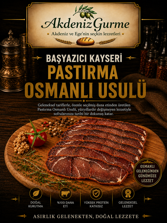 Başyazıcı Pastırma Osmanlı Usülü 1000 g e