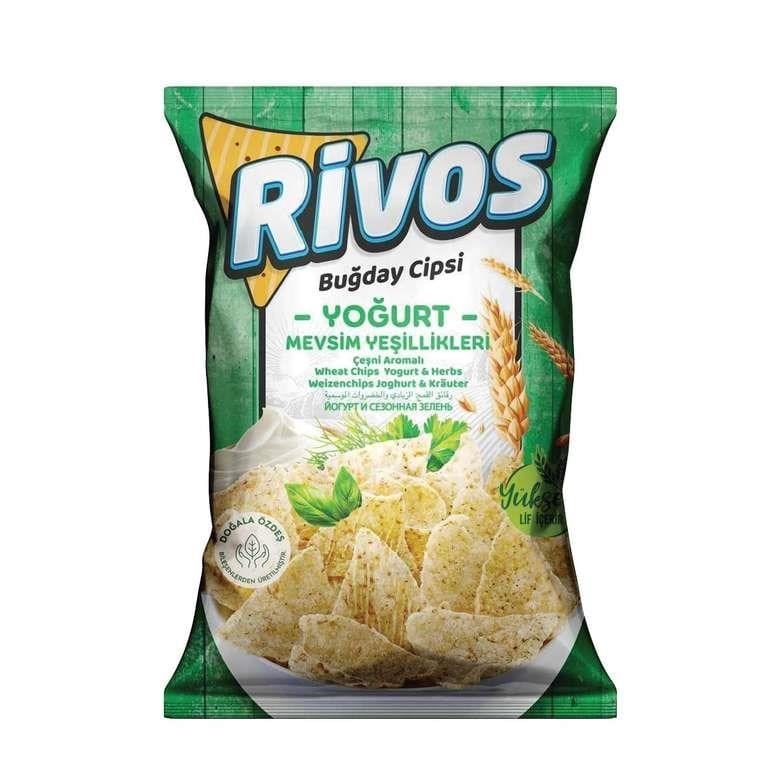 Rivos Yoğurt ve Mevsim Yeşillikleri Buğday Cipsi 56g