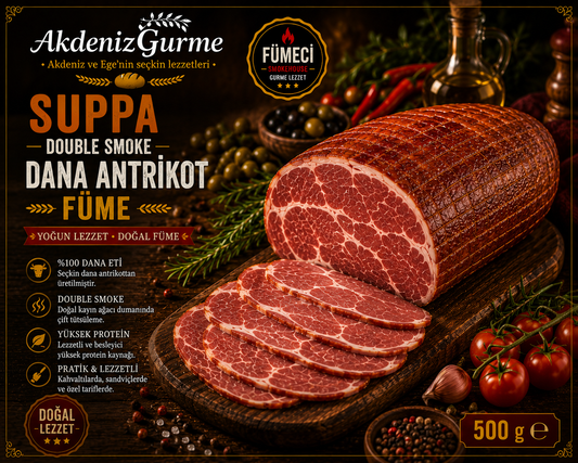 Suppa Double Smoke Dana Antrikot Füme 500 g e