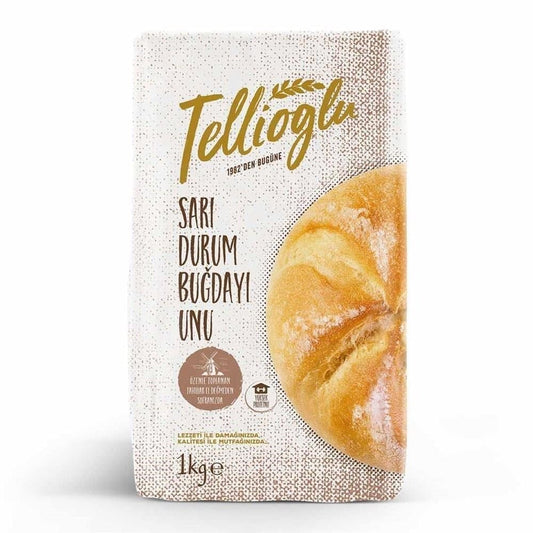 Tellioğlu Sarı Durum Buğday Unu 1000 g e