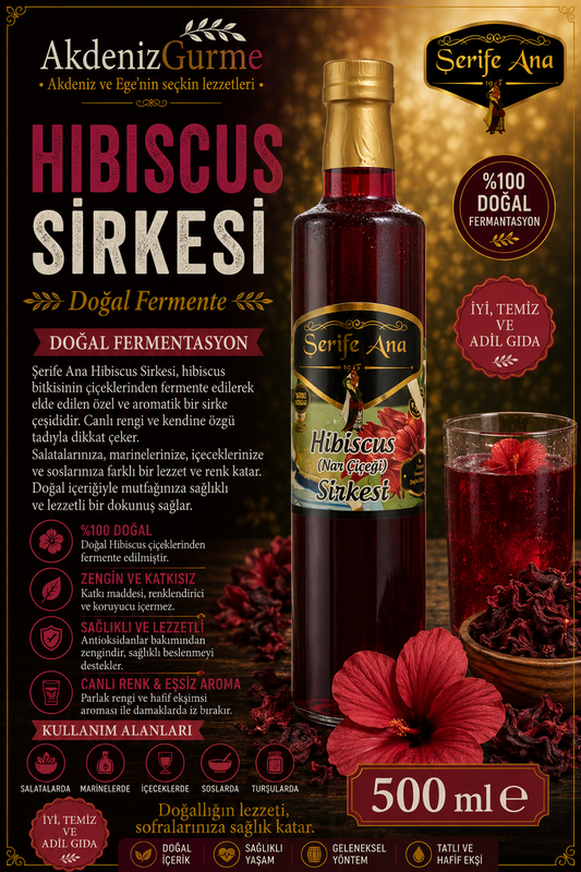Şerife Ana Hibiscus Sirkesi 500 ml e