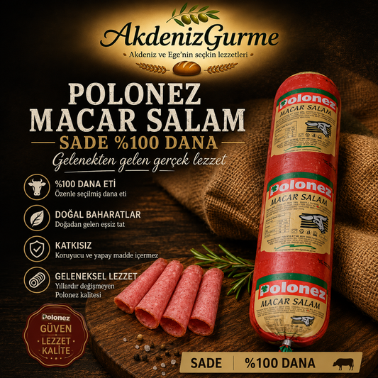 Polonez Macar Salam Sade %100 Dana 250 g e