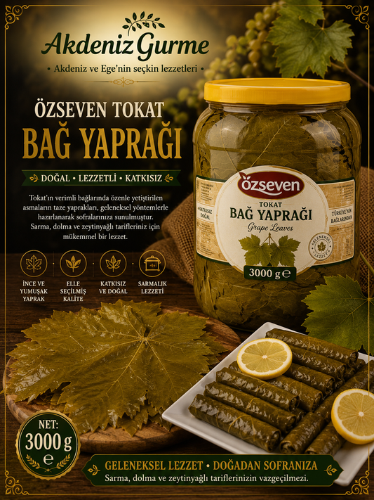 Özseven Tokat Bağ Yaprağı 3000 g e