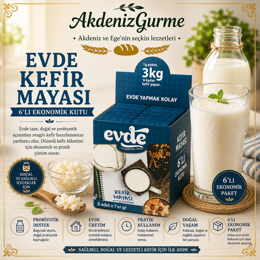 Evde Kefir Mayası 6'lı Kutu