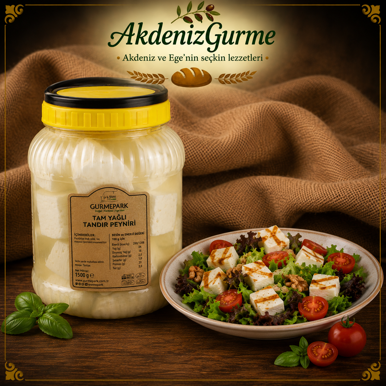 Gurmepark Tam Yağlı Tandır Peyniri 1500 g e