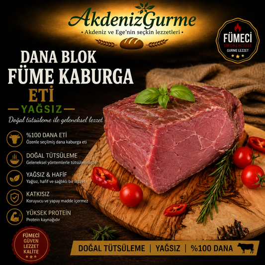 Dana Blok Füme Kaburga Eti Yağsız 250 g e