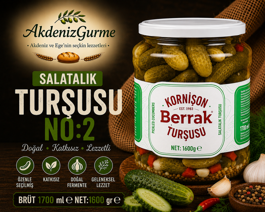 Berrak Kornişon Salatalık Turşusu No:2 1700 ml