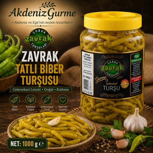 Zavrak Tatlı Biber Turşusu 1000 g e