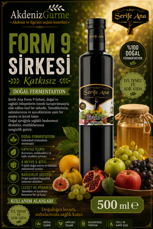 Şerife Ana Form 9 Sirkesi 500 ml e
