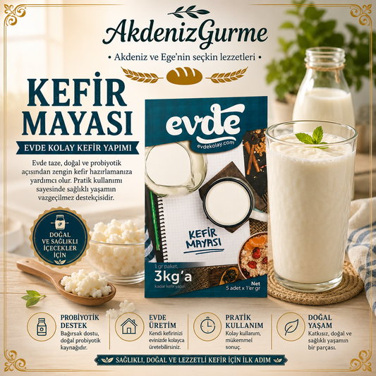 Evde Kefir Mayası Paket 5x 1 g e