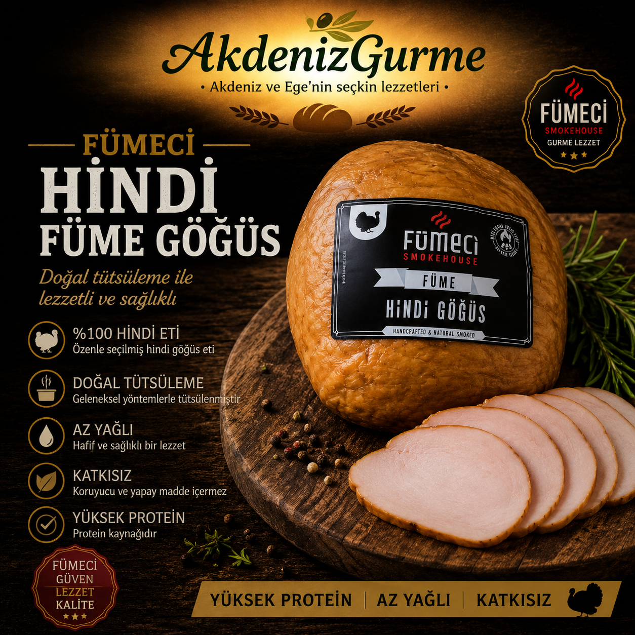Hindi Füme Göğüs Eti 500 g e