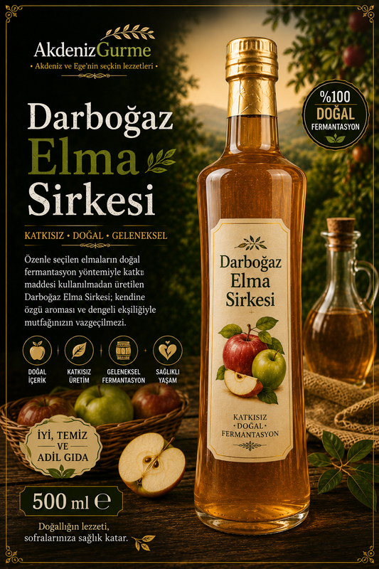 Darboğaz Elma Sirkesi 500 ml e