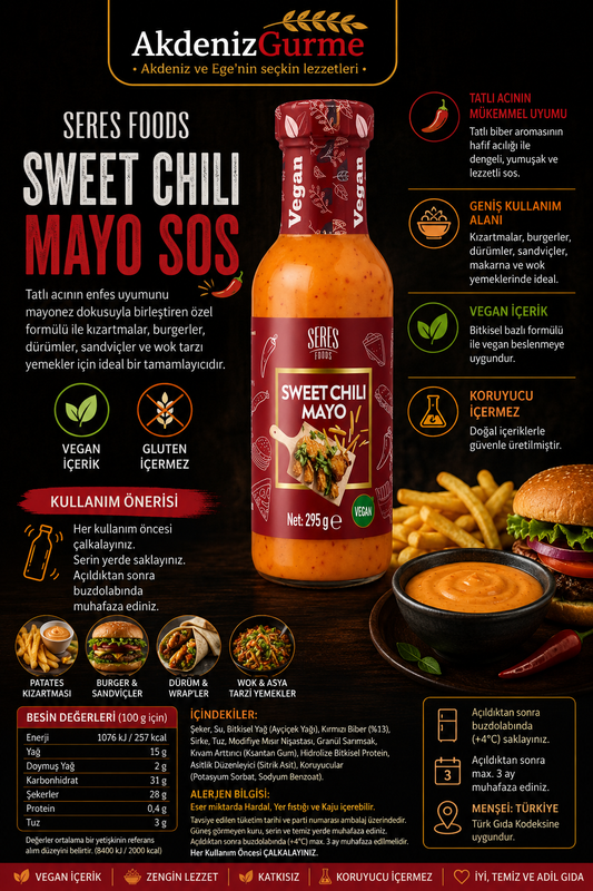 Seres Foods Sweet Chili Mayo Sos 295 g e