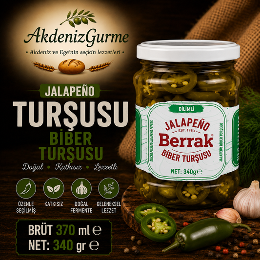 Berrak Jalapeño Biber Turşusu 370 ml