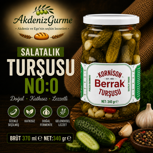 Berrak Kornişon Salatalık Turşusu No:0 370 ml