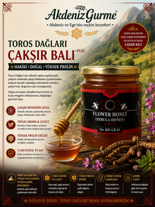 Toros Dağları Çakşır Balı +Plus Bal 400 g e