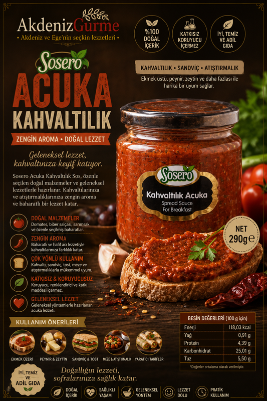 Sosero Acuka Kahvaltılık 290 g e